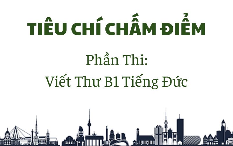 tiêu chí chấm điểm thi tiếng đức