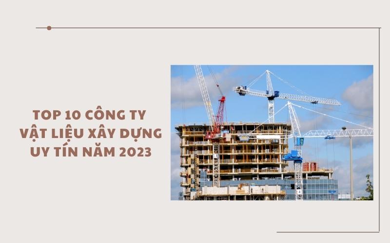 công ty vật liệu xây dựng