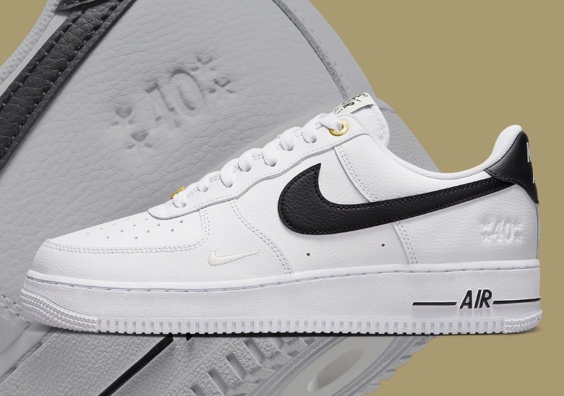 Giày Thể Thao Nike Air Force 1 Low – 40th Anniversary White Black