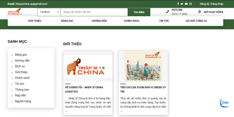 nhập sỉ china