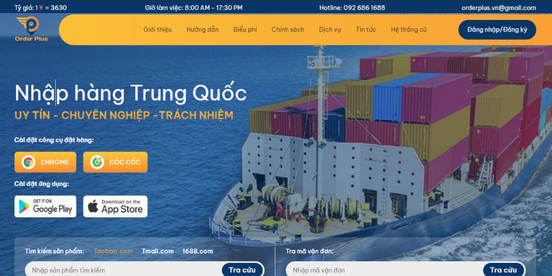 trang web order plus