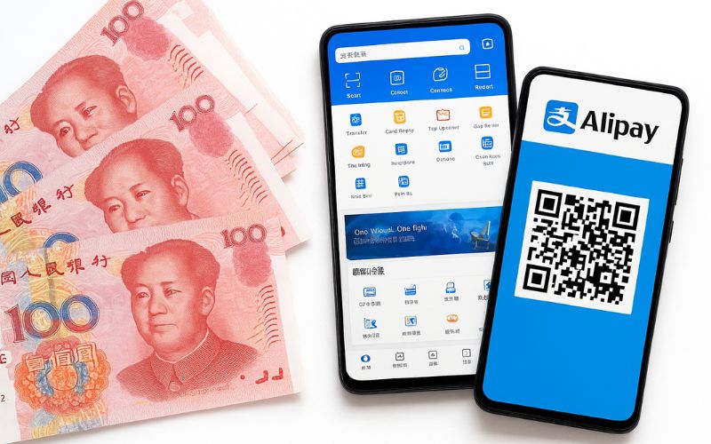 Mua Nhân dân tệ (CNY) để nạp trực tiếp vào tài khoản Alipay