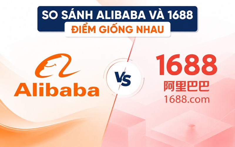 So sánh Alibaba và 1688 điểm giống nhau
