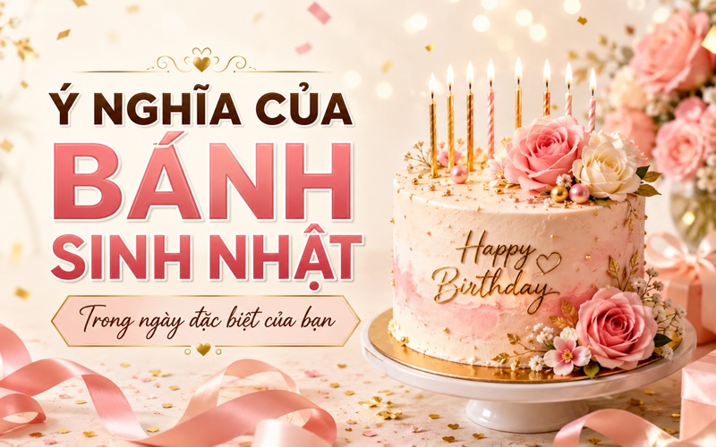 ý nghĩa của bánh sinh nhật